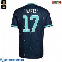 Fotballdrakt Herre Tyskland Florian Wirtz #17 Bortedrakt VM 2026 Kortermet